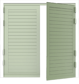 BERKELEY HORIZONTAL Side Hinged Garage Doors