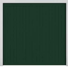 Berkley vertical green Up & Over Doors