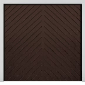 Chevron brown Up & Over Doors