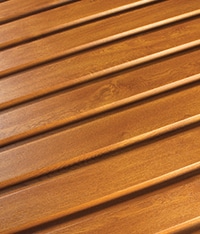 DuraRoll single skin golden oak Roller Garage Doors