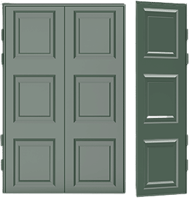 GEORGIAN Side Hinged Garage Doors