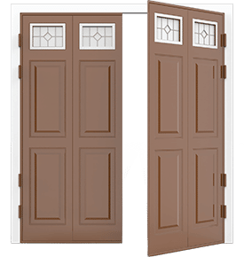 SHERATON GLAZED Side Hinged Garage Doors