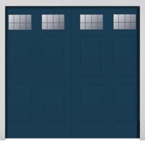 Sheraton II glazed midnight blue Up & Over Doors