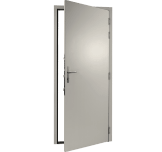 Grey Personnel Garage Doors