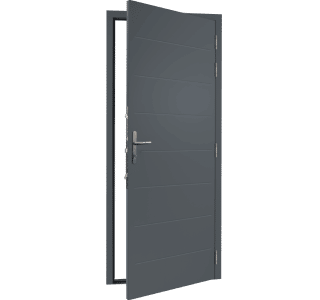 Anthracite Grey Personnel Garage Doors