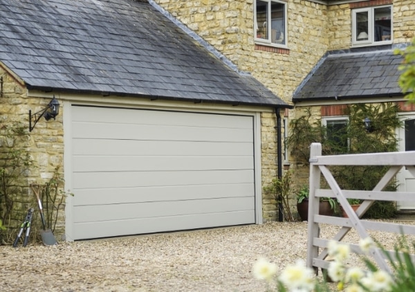 White Garage Door