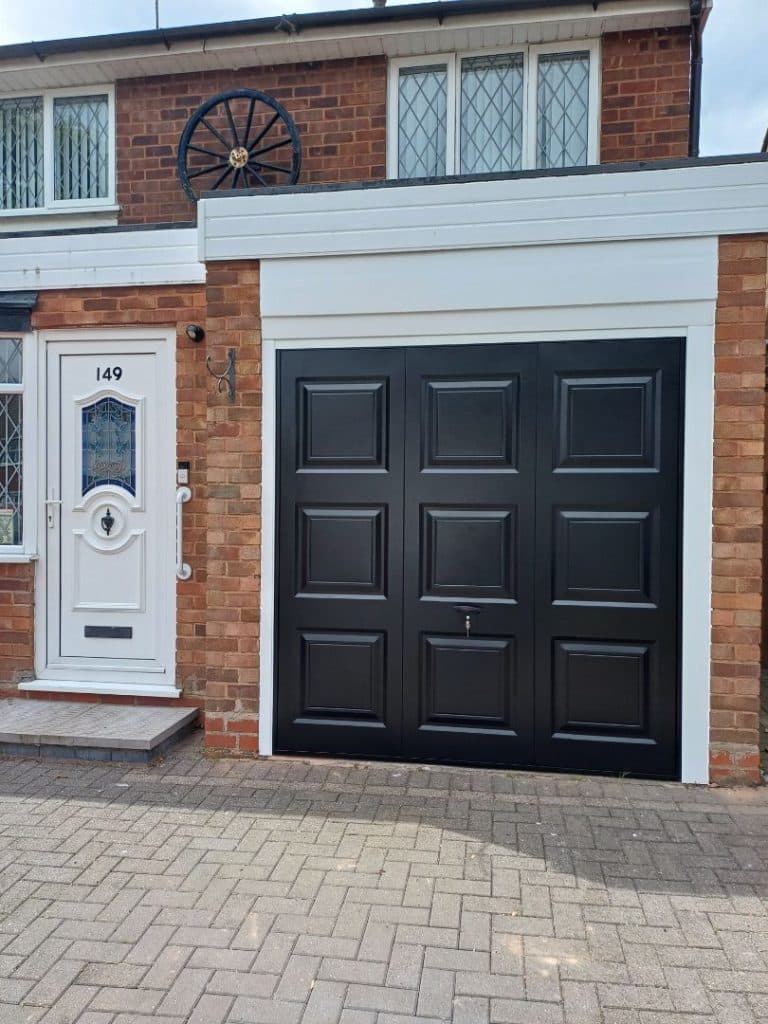 Georgian Up & Over Black Birmingham