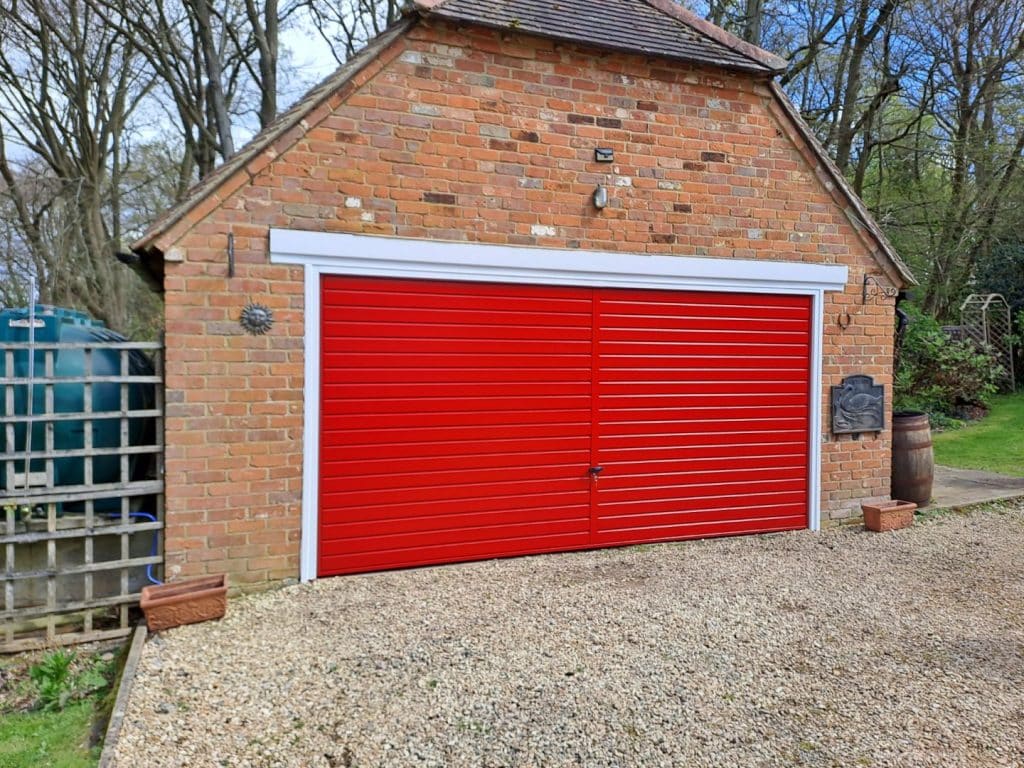 Up and Over Door Monarch Red