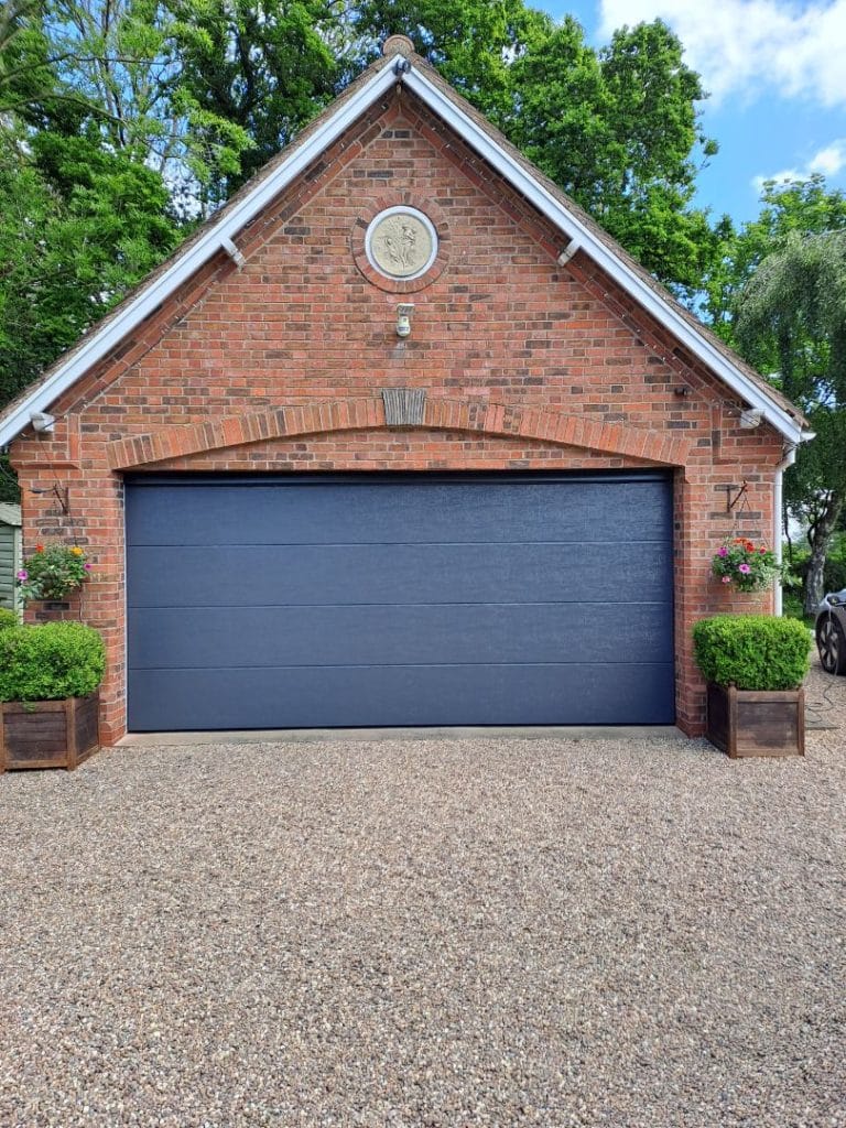 Flush Woodgrain Thermalift 45 Sectional Doors