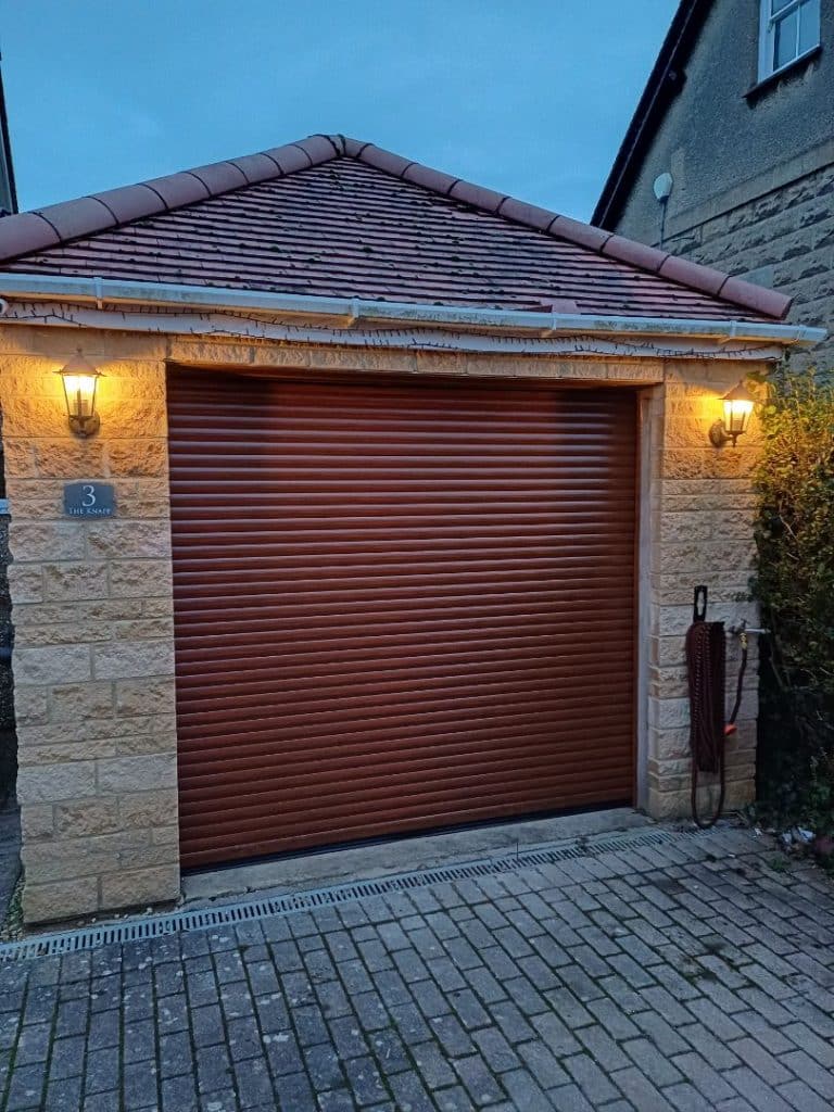 Golden Oak Roller Doors