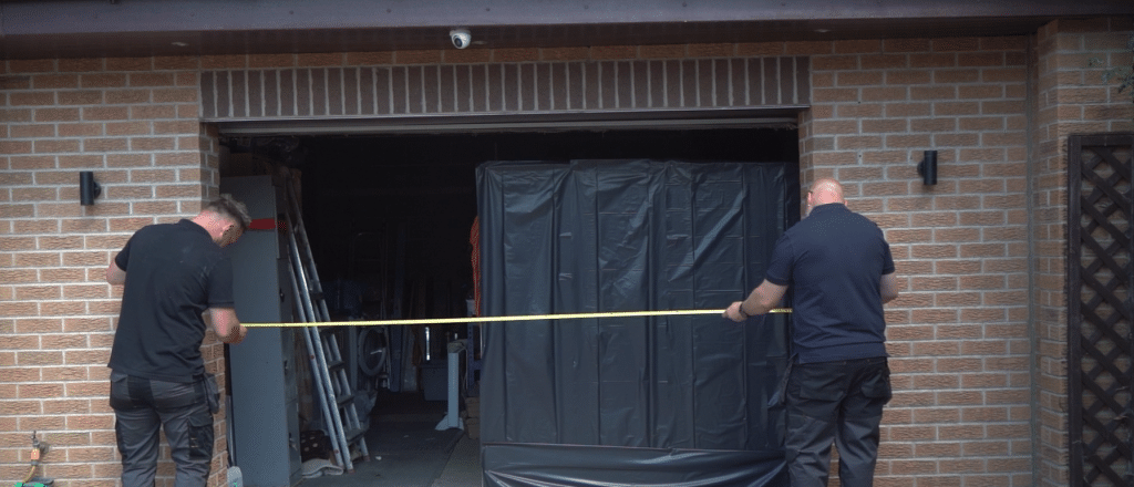 Insulated Sectional Door Installation