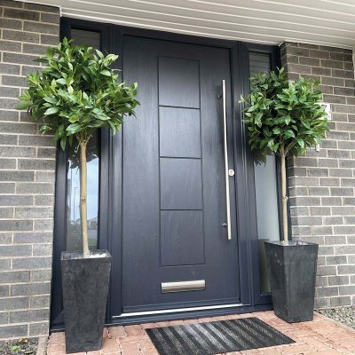 Anthracite grey composite door